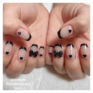 ミディアム ネイル 👑enen style👑のネイルデザイン