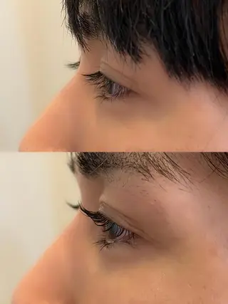 メンズ マツエク・マツパ Hair&Make Nahoのマツエク・マツパデザイン