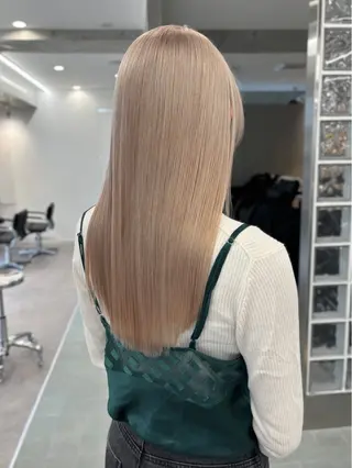 ロング ボブカット 💎坪谷のヘアスタイル