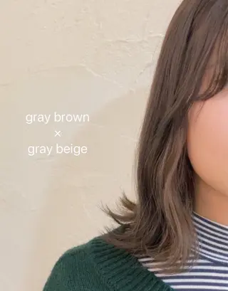 ミディアム カラー ヘアアレンジ Hair muse'e所属・加藤 愛鈴のヘアスタイル