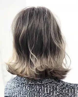 ミディアム カラー 💎大人ハイライト 💎上杉一也💎のヘアスタイル