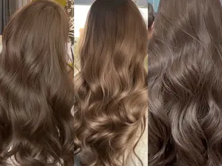 ロング MASHU韓国ヘア/ レイヤー/透明感カラのヘアスタイル