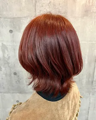 ミディアム カラー レイヤー/韓国 ハイトーン興津史弥のヘアスタイル