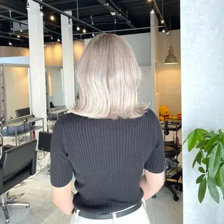 ミディアム カラー ヘアアレンジ アンドウ ユウ/ レイヤーカット/韓国のヘアスタイル