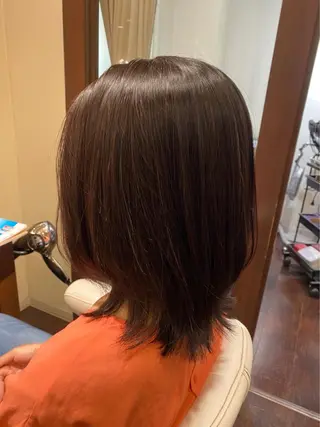 ミディアム カラー ヘアアレンジ Amour所属・🌈武居 響🌈のヘアスタイル