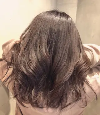 ミディアム カラー 縮毛矯正⭐️ 桜場裕一のヘアスタイル