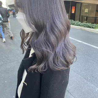 カラー 透明感スタイル 💖ブリーチなしのヘアスタイル