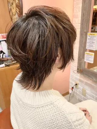 ミディアム カラー ヘアアレンジ 増子 幹樹のヘアスタイル