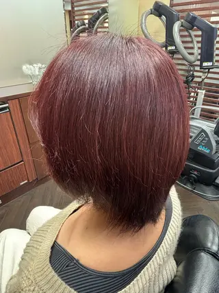 カラー 中沼 未来のヘアスタイル