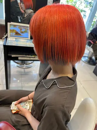 ミディアム 下條 真のヘアスタイル