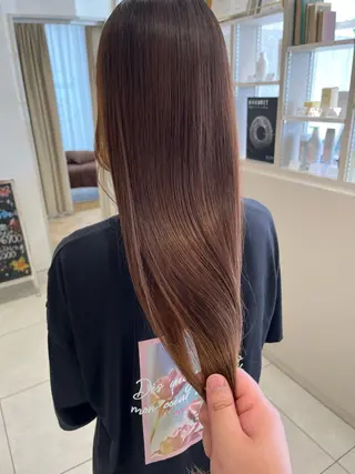 ロング 吹田 駿 髪質改善縮毛矯正のヘアスタイル