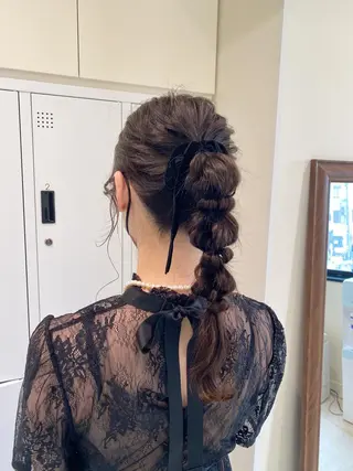 ヘアアレンジ 暖色カラー /ヘアアレンジ/花鈴のヘアスタイル