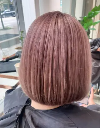 ミディアム カラー 仲間 菜々世のヘアスタイル