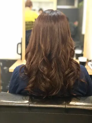 ロング カラー 美髪矯正 🌈髪質改善 山下のヘアスタイル