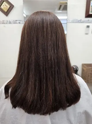 パーマ ロング エム、デュ所属・三河島駅 韓国美容室のヘアスタイル