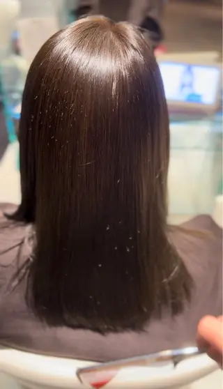 セミロング カラー エンターテイナー🔥 星野　甲斐のヘアスタイル