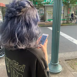 ミディアム カラー 韓国ヘア🦋 MIYUのヘアスタイル