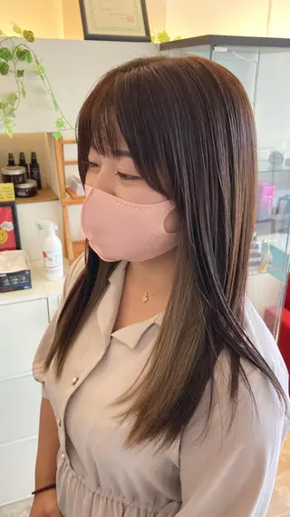 セミロング ヘアーデザイン arのヘアスタイル