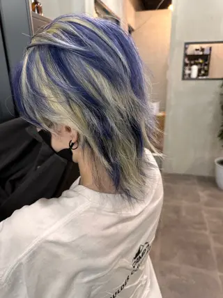 ミディアム カラー ヘアアレンジ cecil hair 難波店所属・髪質改善透明感カラー /SHOGO☀️のヘアスタイル