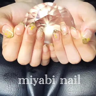 ネイル miyabi nail 桂川駅近くのネイルデザイン