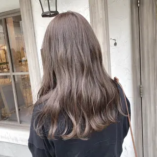 セミロング カラー 美髪・髪質改善 有田怜平のヘアスタイル