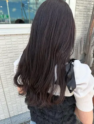 ロング 木村 彩花のヘアスタイル