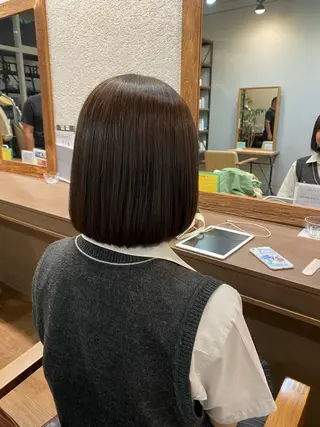 ミディアム つじ みさきのヘアスタイル