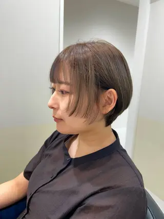 ショート カラー 🩰ニシムラヒカリ 半個室salon♡*のヘアスタイル