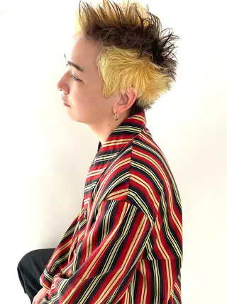 ショート カラー メンズ nambu-GARDEN所属・上田 昂雅のヘアスタイル