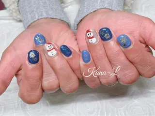 カラー ネイル 芦辺 香奈のネイルデザイン