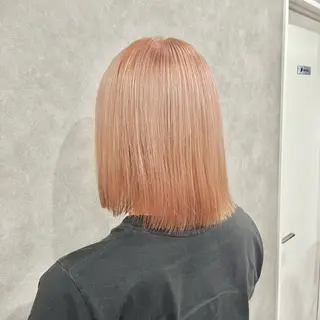 ミディアム カラー FUJINO RYOのヘアスタイル