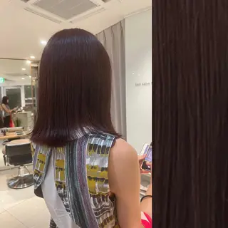 ミディアム カラー stylist ◎RUKI.のヘアスタイル