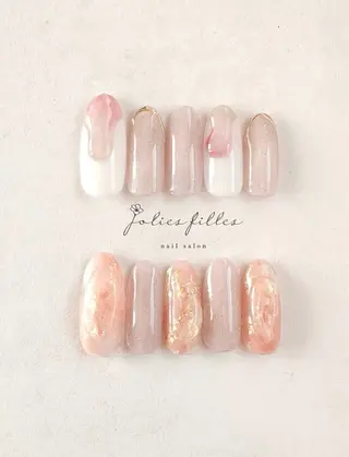 ネイル ジョリフィーユ 中出のネイルデザイン