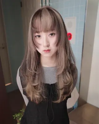 ロング カラー ウルフ/レイヤー/ 渋谷🔮Yudaiのヘアスタイル