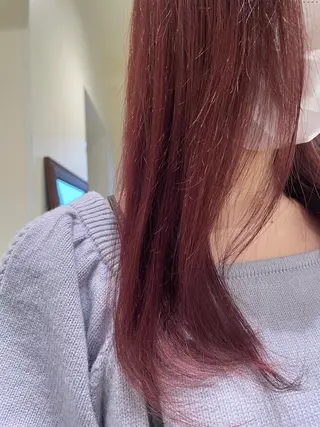 セミロング カラー ボブ/インナーカラー /眉毛/Miyuのヘアスタイル