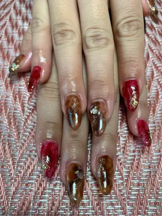 ネイル rukianail 新里のネイルデザイン