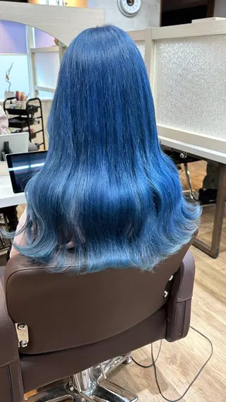 ロング カラー AIRI/難波/ ハイトーン/髪質改善のヘアスタイル