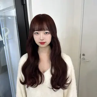 ロング カラー SEDEAL所属・ハイトーン/エクステ 韓国風/y2kカイラのヘアスタイル