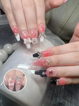 ネイル Lee Nails チップ長さだし専門店のネイルデザイン