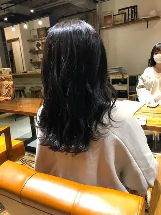 セミロング カラー 🌟小顔カット🌟 レイヤーカットボブのヘアスタイル