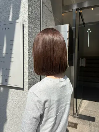 ショート カラー e･n･u烏丸所属・ｲﾂｷ/京都美容室 /カットモデルのヘアスタイル