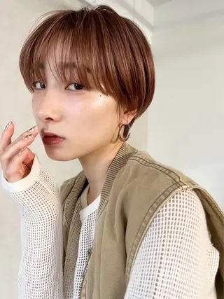 ショート オノザワ シュウジのヘアスタイル