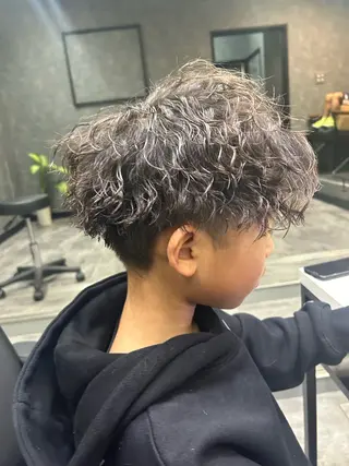 ショート パーマ メンズ Seaツイスト/ ユウガのヘアスタイル