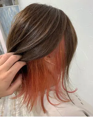 ミディアム カラー hiar make ROSEL所属・ROSEL末吉 海渡のヘアスタイル