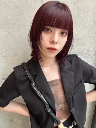 ミディアム カラー yuuna/ ハッシュカット🎀のヘアスタイル