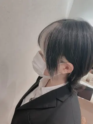 ショート カラー 白取 星矢のヘアスタイル