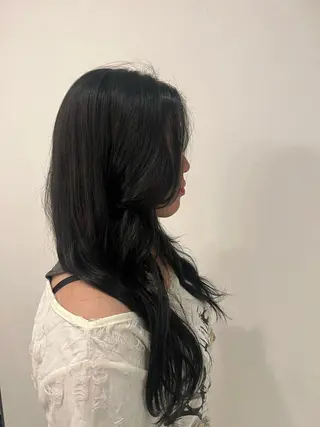ロング 小川 翔友空のヘアスタイル