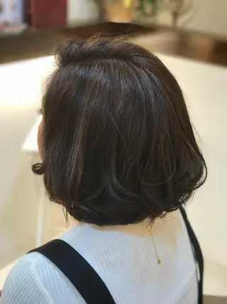 ミディアム カラー モトエ ジュニアスタイリストのヘアスタイル