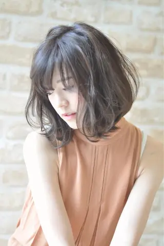 ミディアム 韓国ヘア×髪質改善 ⭐️谷遼平⭐️のヘアスタイル