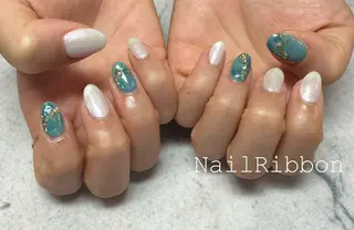 ネイル ネイルリボン 石田のネイルデザイン